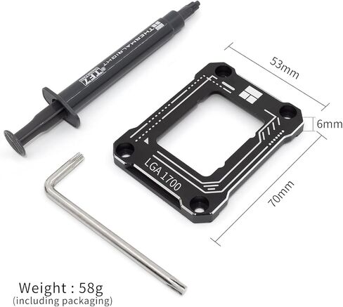 Thermalright CPU Contact Frame for LGA 1700 Retrofit Kit, 1700 Bracket Intel 12th/13th/14th Generation Anti-Bending Buckle in Saudi Arabia