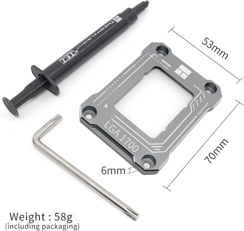 Thermalright CPU Contact Frame for LGA 1700 Retrofit Kit, 1700 Bracket Intel 12th/13th/14th Generation Anti-Bending Buckle in Saudi Arabia
