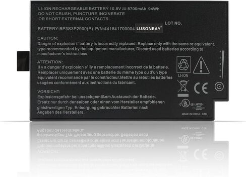 بطارية الكمبيوتر المحمول BP3S3P2900 لجهاز Getac B300 B300X BP3S3P2900(P) BP3S3P2600(S) 441841700004 4418144000490 441841700004 (BP3S3P2900(P)) in Saudi Arabia