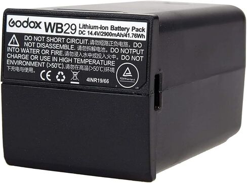 بطارية شاحن Godox WB29 WB29A WB29B مع UC29 لبطارية Godox AD200 AD200 Pro AD300 Pro Flash Speedlight Speedlite (WB29، WB29A وWB29B بشكل عشوائي) in Saudi Arabia