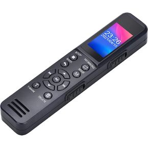 Digital Voice Recorder,1536kbps Quality,8GB Memory + 32GB TF Card Support, Password Protection,Voice Activated,Date/Time Stamp,25 Languages.Ideal Gift for Teachers, Students. Long-Time Recording