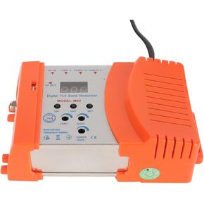 RF Modulator, M69 Full Band AV to RF Modulator Converter VHF UHF PAL NTSC TV Link Modulator with Digital Display, RF Modulator Video Converter for VCRs DVDs Game Consoles (US Plug)