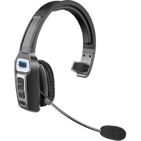Trucker Bluetooth Headset, V5.2 Wireless Headset with Upgraded Microphone AI Noise Canceling, On Ear Bluetooth Headphone with Mute for Driver Office Call Center