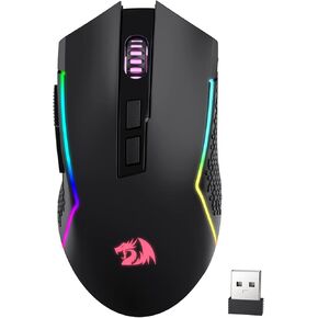 Redragon M693 Wireless Gaming Mouse, 8000 DPI Wired/Wireless Gamer Mouse w/ 3-Mode Connection, BT & 2.4G Wireless, 7 Macro Buttons, Reliable Power Capacity for PC/Mac/Laptop
