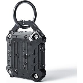 Dovick- Waterproof Airtag Keychain Holder Case 4 Pack,Screw Full Cover Compatible with Apple Air Tag Tracker Key Ring