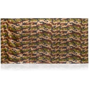 WallUp The Instant Outdoor Privacy Product, Versatile Privacy Tent, Works as a Privacy Screen, Wall Divider, Shelter, and Enclosure, Weather-Resistant, Durable, UV-Treated Cloth, 6' x 12', Camo