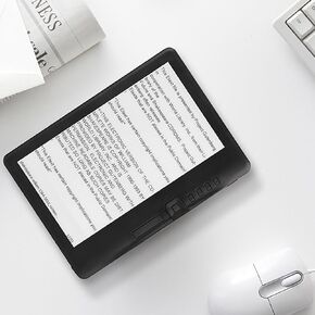 قارئ الكتب الإلكترونية بشاشة ملونة مقاس 7 بوصات من Yctze، يدعم بطاقة الذاكرة والأجهزة الطرفية، مثالي للكتب الإلكترونية إصدار 2023 (ذاكرة 8 جيجا)