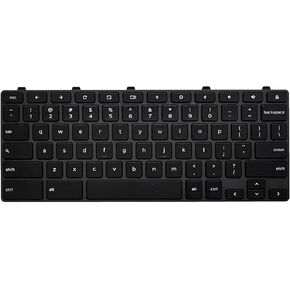 Replacement Keyboard Key for Dell Chromebook 11 3100,Chromebook 11 5190,Dell Chromebook 3100 3110 5190 Keyboard with Lock Key US Layout P/N: TPN-136US001909 AE09U018 NSK-EJ1SW
