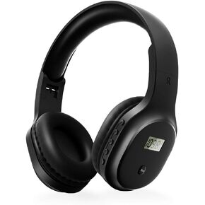 Rechargeable and Portable Personal FM Radio Headphones with Best Reception, Walkman Wireless Headset FM Radio Ear Muffs for Jogging, Mowing, Cycling, Meeting FM Receiver