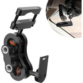 Radar Detector Mount,Aluminum Rearview Mirror Rod Radar Bracket,for Escort Max360c,Max 3, X IXc,Redline EX Beltronics Cobra DualPro GT 360 Radar Detector,with EZ Magnet Connection Base