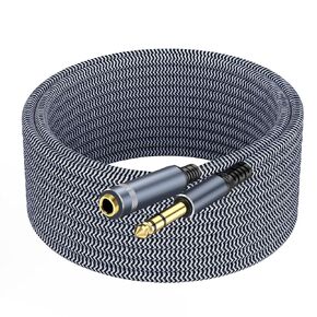 1/4 inch Extension Cable 10ft, 1/4" inch Male to Female Stereo Headphone Guitar Extension Cable, Quarter inch Headphone Extension Cable