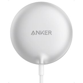 Anker MagSafe Charger Pad Compatible, MagGo iPhone 16 Wireless Charging Pad, Qi2 Certified 15W Wireless Charger, for iPhone 16/16 Plus/16 Pro/16 Pro Max/15/14/13/12 Series (Charger Not Included)