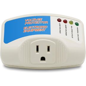 BSEED Surge Protector Home Appliance,Single Outlet Power Voltage Protector,Voltage Brownout Outlet Surge Refrigerator 1440 Watts,Voltage Brownout Plug Outlet, 1875W, 120V, 15A(4 Pack)