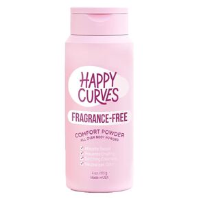 Comfort Powder: Talc Free Anti Chafe Body & Foot Powder Deodorant to Control Inner Thigh Chafing, Private Areas, and All Over Body for Women (5 Ounce (Pack of 1), Fragrance-Free)