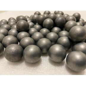 68 Caliber Self Defense Balls 100 Counts 7.1 Grams Hard and Powerful Aluminum Ammo Non-Lethal Solid .68 Cal Paintball Projectiles Fit for Byrna SD, HD and LE (Metallic Grey, Aluminum)