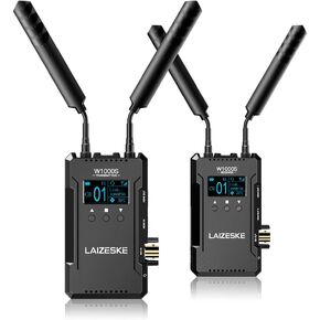 W1000H Wireless Video Transmission System HDMI Transmitter and Receiver Full Duplex Intercom Live Streaming 1000FT Long Range with 0.08S Low Latency