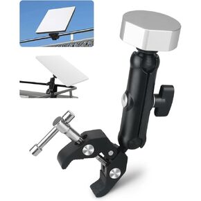 Starlink Mini Mount Adjustable Clamp Bracket Kit for Rv,Ladders,Roof Rack,Balcony,Mobile,Ladder, Starlink Mini Accessories for Pole,Tube,Pipe,Tubing,Starlink Mini Pole Mount,Starlink Mini Rv Mount