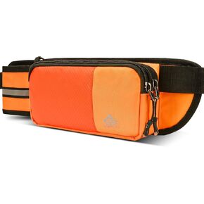 Fanny Pack for Women Men with Water Bottle Holder,Waist Bag for Hiking,Travel,Running,Dog Walking,Workout,Cycling (Black)