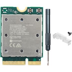 WiFi 7 QCNCM865 M.2 Key E WiFi Card BT5.3 Tri-Band Network Card 5800Mbps M.2 CNVIo Wireless Adapter for All AMD Motherboards Win 11 Only