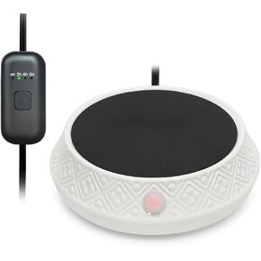 Candle Coffee Mug Cup Warmer Timer with Auto Off Function Suitable for Bedroom Study Room Living Room Kitchen to Heat Milk Tea Coffee Drinks and Melting Wax Safe Release of Scent