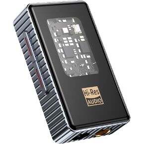 ZOOAUX Headphone Amplifier, Portable USB DAC Amps with 4.4mm and 3.5mm Dual Outputs Supports PCM 768kHz/DSD256, Volume Control High Resolution Lossless for Android/iOS/Mac/Windows