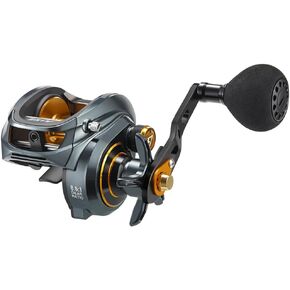 Piscifun Alijoz Baitcaster Fishing Reel, 300 Size Aluminum Frame Baitcasting Reel, 33Lbs Max Drag, Freshwater & Saltwater Low Profile Casting Reel for Musky, Available in 6.6:1/8.1:1 Gear Ratio