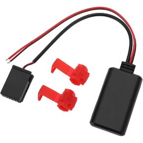 1 Set Car 5.0 Bluetooth AUX Cable Adapter A2DP MP3 Adapter Replacement Compatible with Opel Corsa Astra CD30 CDC40 CD70 DVD90 5-12V