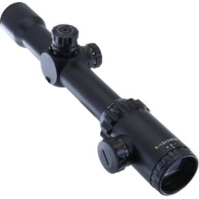 Rifle Scope 1-12x30, Zoom 12, 30mm Tube, High Resolution for Long Range Shooting, Durable and Accurate, IPX7 Waterproof & Shock Proof