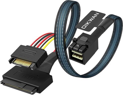 HD Mini-SAS(SFF-8643) to U.2 (SFF-8639) NVMe SSD Cable 2.6feet in Kuwait