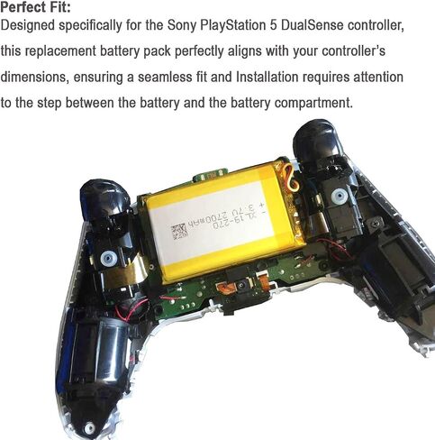 استبدال بطارية وحدة التحكم AOLIKES PS5 لجهاز Sony PS5 PlayStation 5 Dual Sense CFI-ZCT1W بطاريات قابلة لإعادة الشحن للوحة الألعاب عن بعد 2 حزمة in Saudi Arabia