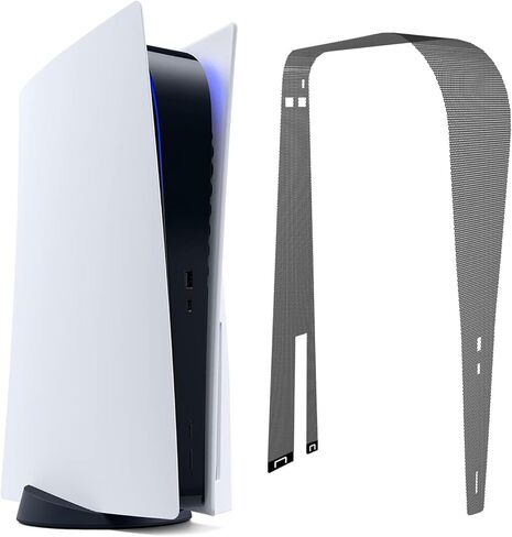 غطاء غبار لجهاز PS5، ملحقات PS5، فلتر غبار لوحدة تحكم PlayStation 5، مضاد لشعر الحيوانات الأليفة، متوافق مع القرص/الإصدار الرقمي in Saudi Arabia