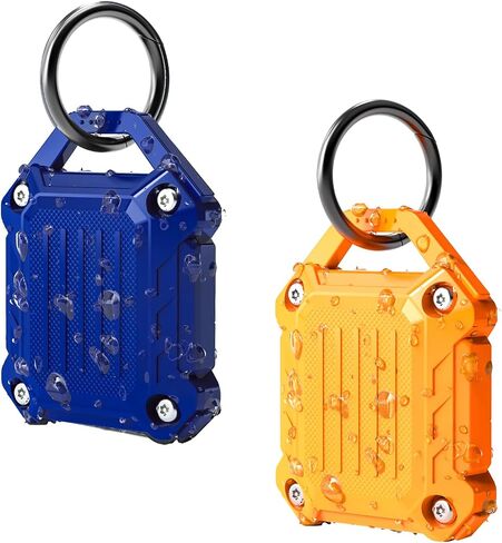 Dovick- Waterproof Airtag Keychain Holder Case 4 Pack,Screw Full Cover Compatible with Apple Air Tag Tracker Key Ring in Kuwait