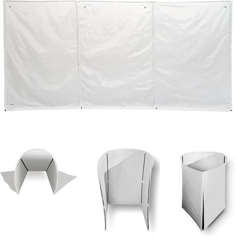 WallUp The Instant Outdoor Privacy Product, Versatile Privacy Tent, Works as a Privacy Screen, Wall Divider, Shelter, and Enclosure, Weather-Resistant, Durable, UV-Treated Cloth, 6' x 12', Camo in Kuwait