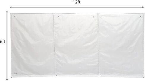 WallUp The Instant Outdoor Privacy Product, Versatile Privacy Tent, Works as a Privacy Screen, Wall Divider, Shelter, and Enclosure, Weather-Resistant, Durable, UV-Treated Cloth, 6' x 12', Camo in Kuwait
