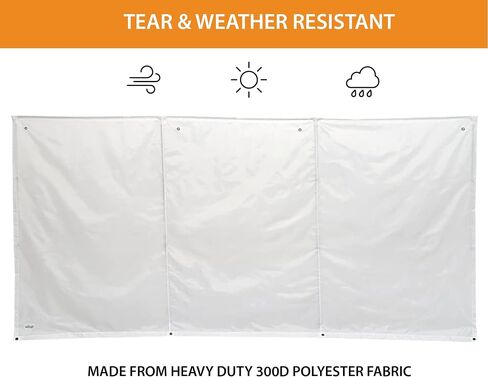 WallUp The Instant Outdoor Privacy Product, Versatile Privacy Tent, Works as a Privacy Screen, Wall Divider, Shelter, and Enclosure, Weather-Resistant, Durable, UV-Treated Cloth, 6' x 12', Camo in Kuwait