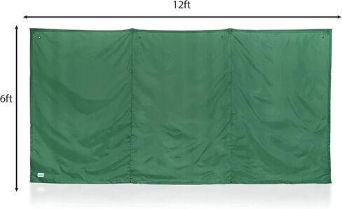 WallUp The Instant Outdoor Privacy Product, Versatile Privacy Tent, Works as a Privacy Screen, Wall Divider, Shelter, and Enclosure, Weather-Resistant, Durable, UV-Treated Cloth, 6' x 12', Camo in Kuwait