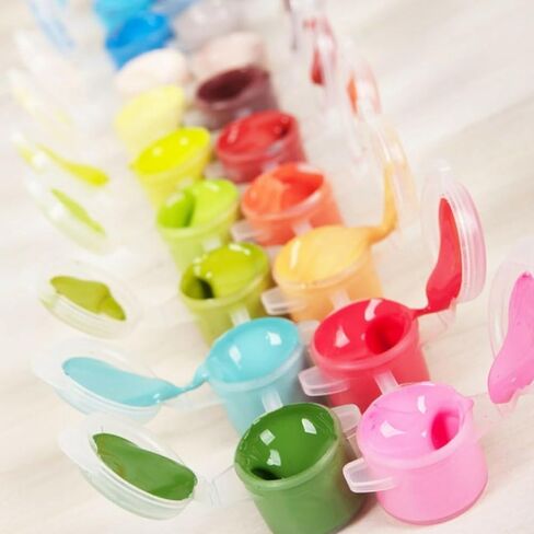 مجموعة الطلاء بالأرقام للبالغين من خلال DIY - طريق القمر | مجموعة الطلاء حسب الأرقام على قماش للمبتدئين | ديكور حائط المنزل | قماش مطبوع مسبقًا بجودة فنية 50.8 سم × 40.64 سم، 3 فرش، 24 طلاء أكريليك in Kuwait