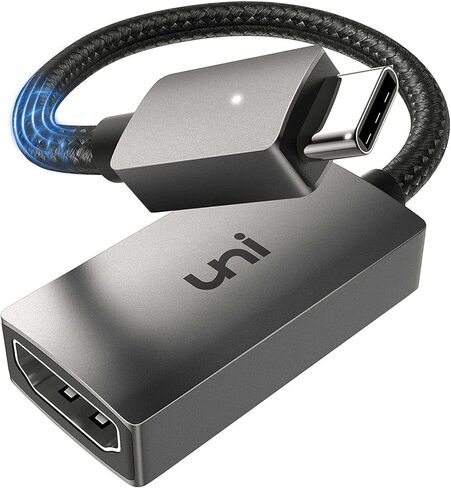 uni USB C to HDMI Adapter 4K, High Speed HDMI to USB-C Adapter, Type C (Thunderbolt 3/4) HDMI Converter Compatible with MacBook Pro/Air, Chromebook, XPS, Surface, iPhone 15 Pro/Max, Galaxy S23 in Saudi Arabia