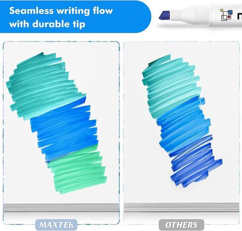 maxtek Black Dry Erase Markers, 16 Count Chisel Tip Markers Dry Erase, Low Odor White Board Markers, Perfect for School, Offices, Home in Saudi Arabia