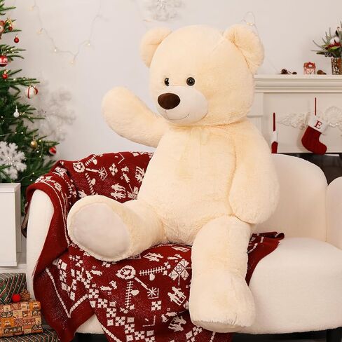 morismos العملاق تيدي بير محشوة الحيوان-35.4 '' كبير تيدي بير، لينة كبيرة تيدي بير لعبة أفخم، الوردي محشوة تيدي بير، حيوان محشو كبير لفتاة صبي صديقة عيد الحب in Kuwait