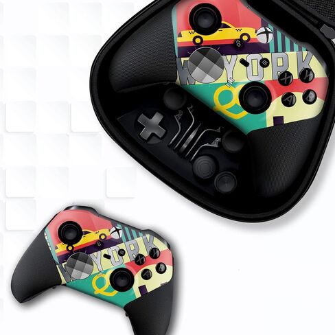 New York Customised Wireless Controller for Elite by BCB. Original Elite Series 2 Controller Compatible with Xbox One / Series X & S. Customized with Water Transfer Printing (Not a Skin) in Saudi Arabia