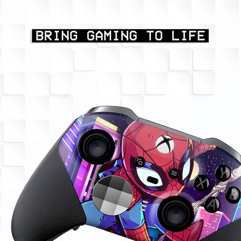 New York Customised Wireless Controller for Elite by BCB. Original Elite Series 2 Controller Compatible with Xbox One / Series X & S. Customized with Water Transfer Printing (Not a Skin) in Saudi Arabia