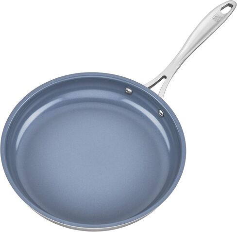 ZWILLING Spirit Non-Stick Fry Pan, 12-Inch Ceramic Fry Pan, Stainless Steel in Saudi Arabia