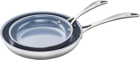 ZWILLING Spirit Non-Stick Fry Pan, 12-Inch Ceramic Fry Pan, Stainless Steel in Saudi Arabia