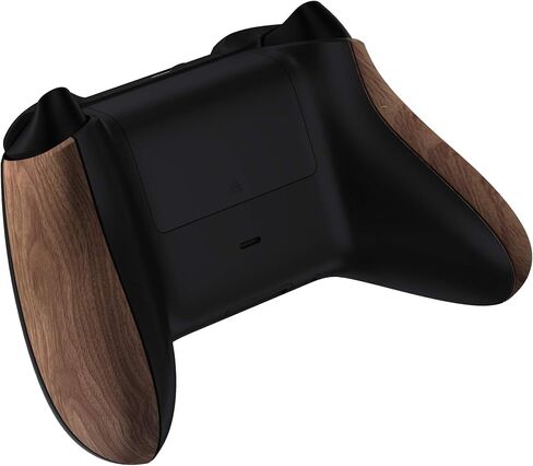 eXtremeRate Controller Grip for Xbox Series X & S, Wood Grain Soft Touch Comfortable Side Rails, Replacement Back Panels Accessories Rear Shell for Xbox Core Wireless Controller [Controller Excluded] in Saudi Arabia