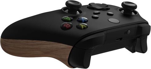eXtremeRate Controller Grip for Xbox Series X & S, Wood Grain Soft Touch Comfortable Side Rails, Replacement Back Panels Accessories Rear Shell for Xbox Core Wireless Controller [Controller Excluded] in Saudi Arabia