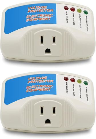 BSEED Surge Protector Home Appliance,Single Outlet Power Voltage Protector,Voltage Brownout Outlet Surge Refrigerator 1440 Watts,Voltage Brownout Plug Outlet, 1875W, 120V, 15A(4 Pack) in Saudi Arabia