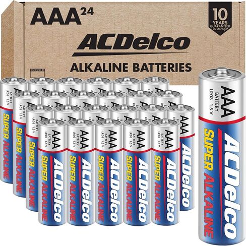 ACDelco 48-Count AAA Batteries, Maximum Power Super Alkaline Battery, 10-Year Shelf Life in Saudi Arabia