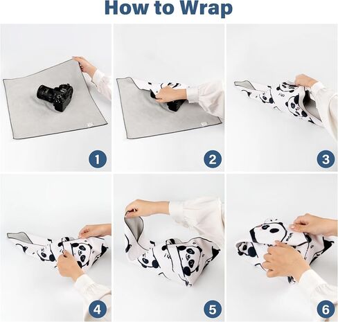 Walking Way Protective Wrap, Self-Adhesive Magic Cloth Camera Wrap, Storage Cloth, Anti-Scratch, Dustproof, Washable Lens Pouch for DSLR, Smartphones, Laptops, Cosmetic in Kuwait