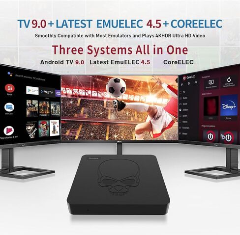 Kinhank Super Console X King، وحدة تحكم ألعاب ريترو مع أكثر من 117000 لعبة، متوافقة مع معظم المحاكيات، 3 أنظمة بإخراج 1.4K UHD، 2.4+5G WiFi، جهاز تحكم عن بعد صوتي، 2 لوحة ألعاب in Kuwait